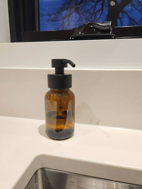 Amber Foaming Soap Dispenser