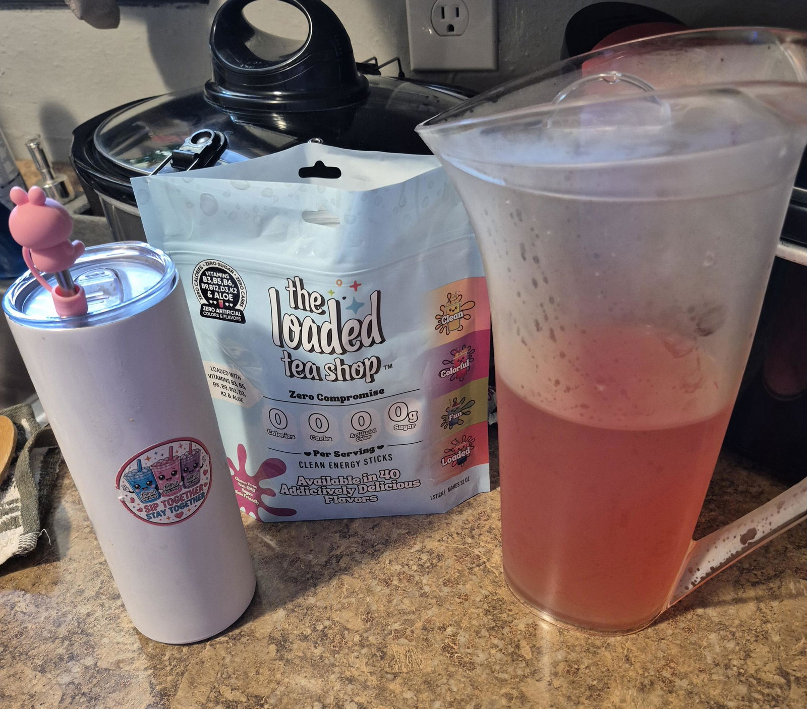 Strawberry Lemonade Loaded Tea | 200mg Caffeine, 5g Collagen