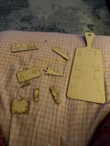 Block Style Snowman Cutting Board DIY Kit