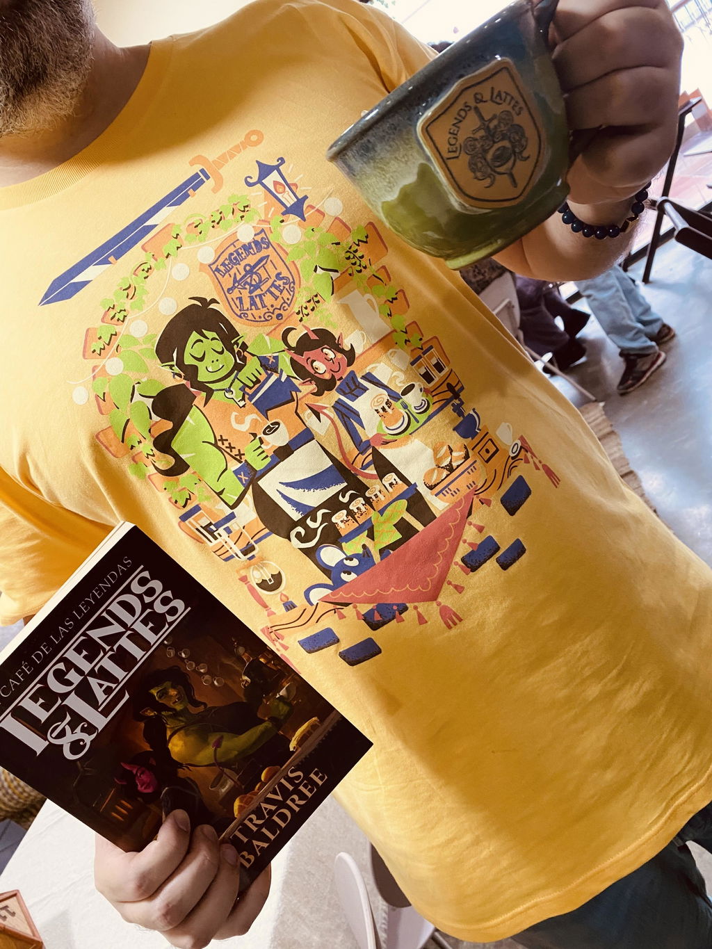 Customer photo: Legends & Lattes Tee
