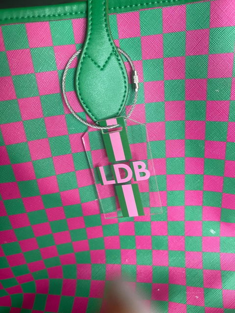 Personalized Acrylic Luggage Tag