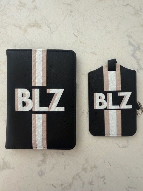 Shadow Monogram Travel Gift Set with Luggage Tag