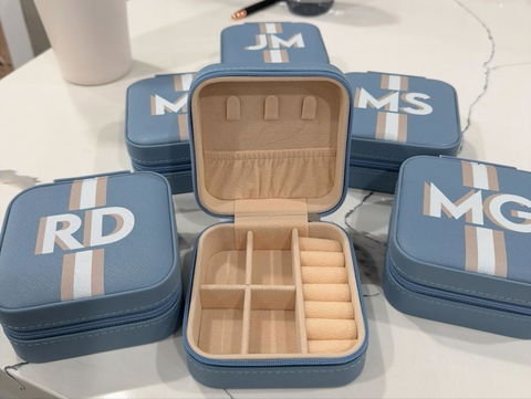Shadow Monogram Travel Jewelry Case