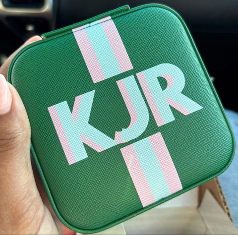 Shadow Monogram Travel Jewelry Case