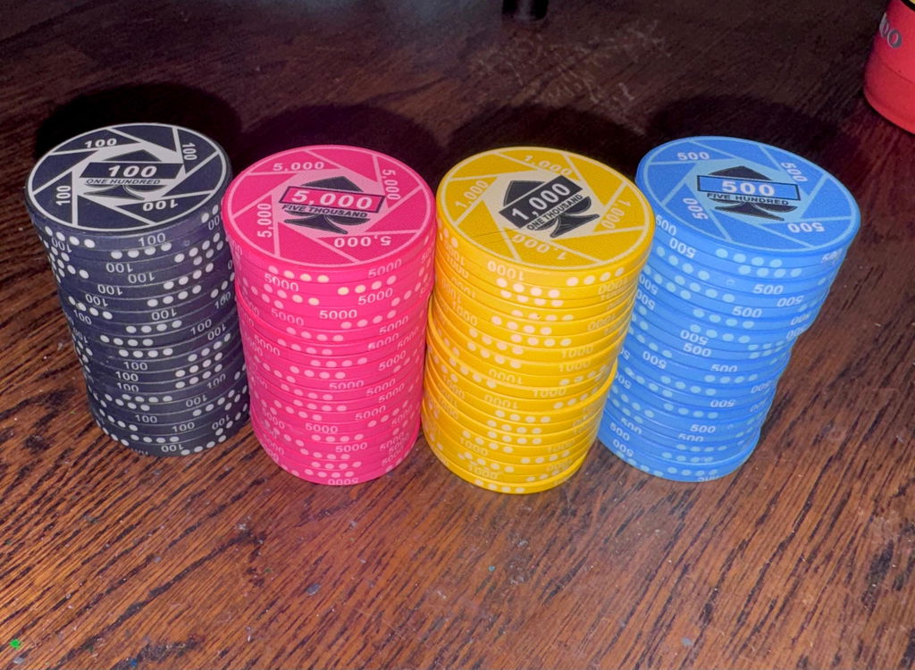 600 Turbo Ceramic 10 Gram Poker Chips
