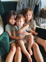 Summer Nightie - Seafoam Stripe