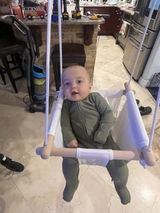 Indoor Baby Swing - With Accessories