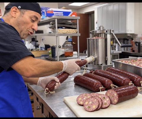 Mahogany Fibrous Summer Sausage Casings 61mm