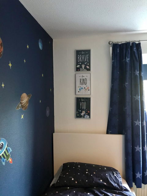 Be Kind, Be Brave, Be You Cotton Canvas Wall Art.