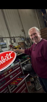 Peterbilt 32" Backlit LED Oval Sign Design #V7133