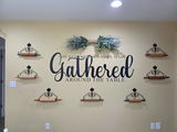 The Best Memories Are Made Gathered Around the Table Wall Decal - Thanksgiving Wall Quote