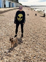 Spaced Out Hand Knit Jumper