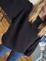 The Essential Handknit Jumper - Black