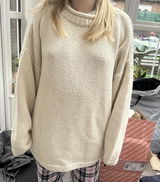 The Essential Handknit Jumper - Oat Milk