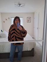Tiger Hand Knit Jumper