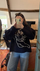 The Cherub Wool Jumper Navy