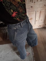 90s Twisted Side Seam Denim Jeans