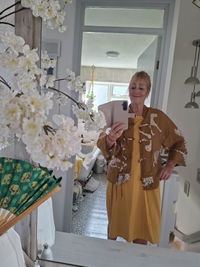 Cheetah blouse - Ochre