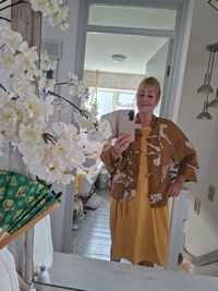 Cheetah blouse - Ochre