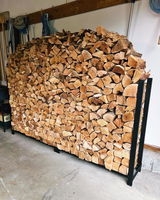 8 ft Steel Firewood Rack The Woodhaven
