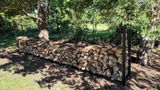 16 ft Steel Firewood Rack Holds 1 Full Cord Woodhaven