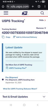Will review photo