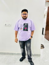 Oversized Unisex T-Shirt with AM PM Print