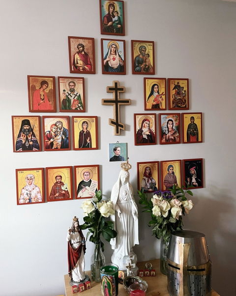 Saint John Maximovitch icon, Handmade Greek Orthodox icon St John the Wonderworker, Byzantine art wall hanging wood plaque, religious gift