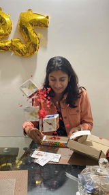 Messy review photo