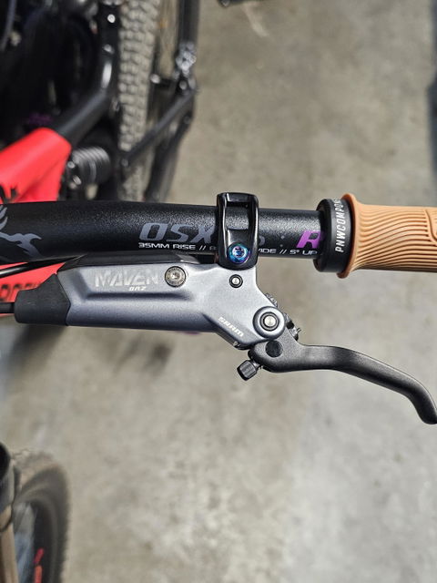 Sram Brake Lever Clamp - Single Titanium Bolt