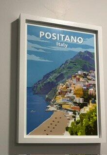 Positano Poster Print Italy Wall Art