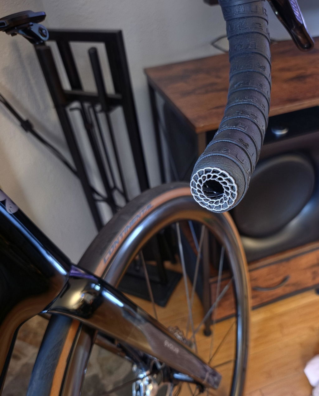 2.52g Superlight Titanium Bar End Plug | 3D Printed Titanium