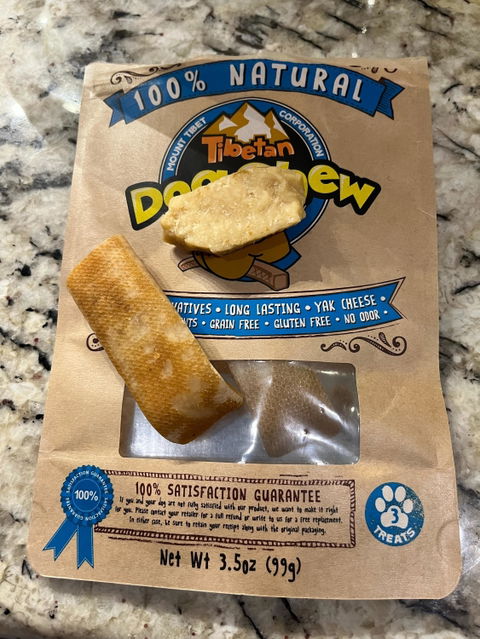 Premium Himalayan Small Yak Cheese Chew for dogs (under 15lbs)