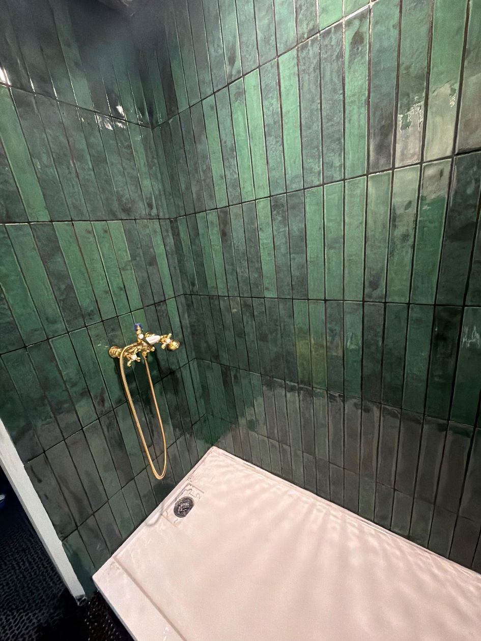 Zellige Emerald Green 2X16 Bright Ceramic – Tilemart