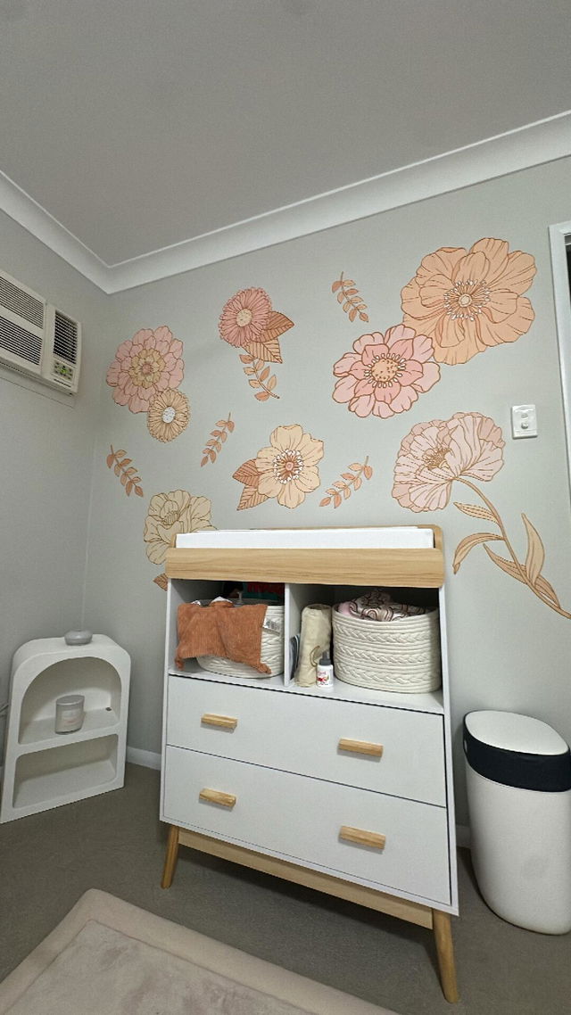 Customer photo: Allie Boho Floral Decals