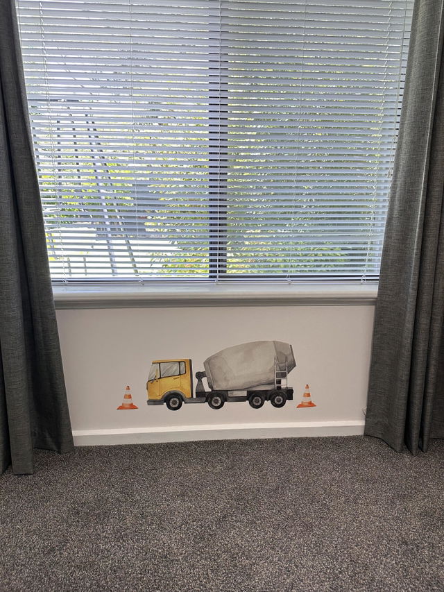 Customer photo: Construction Vehicle Wall Decals