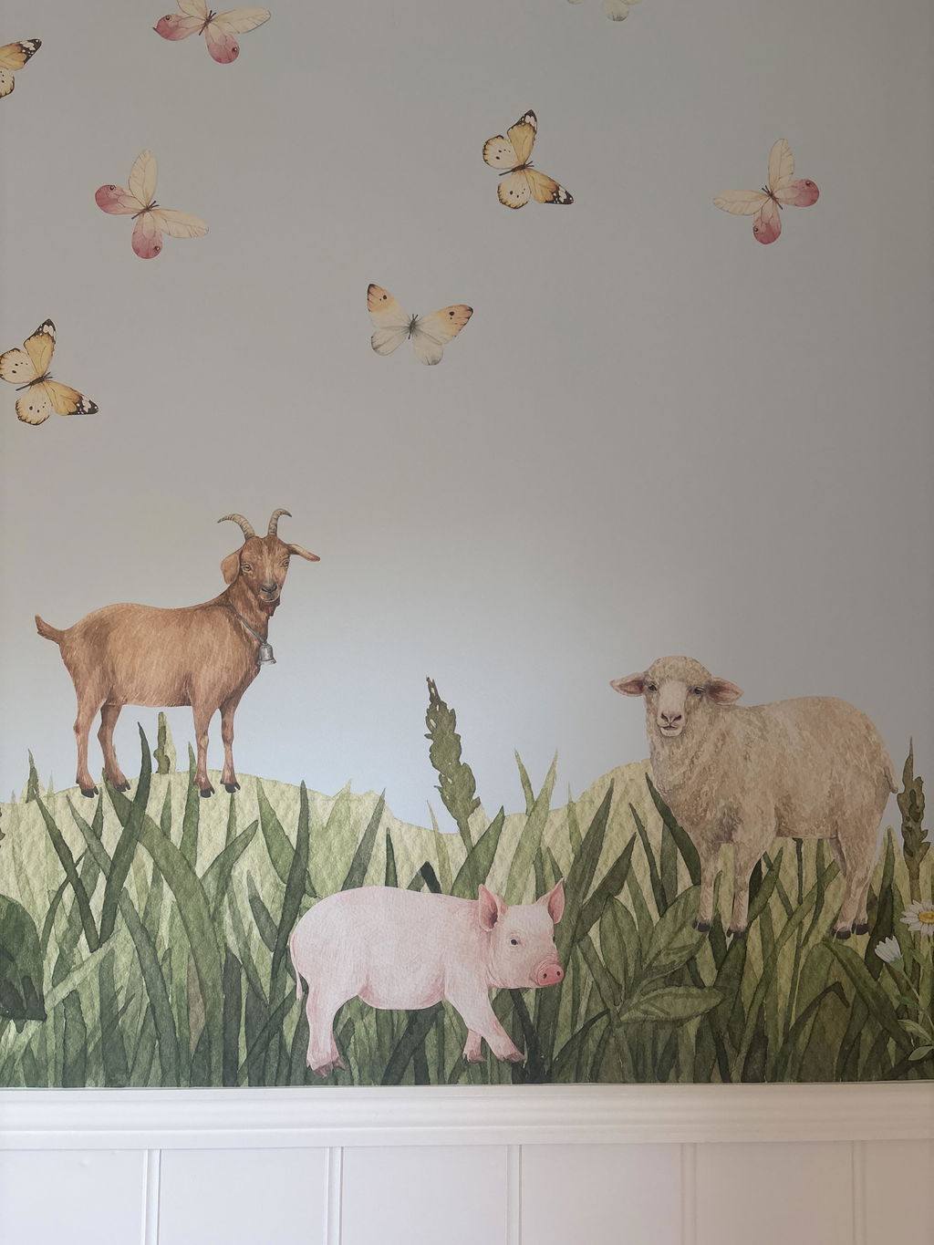 Green Grass Wall Trim Decals