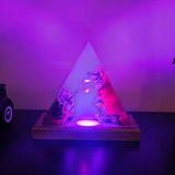 One Ring Resin Lamp - Lord of the Rings Gift -Wood & Resin Art
