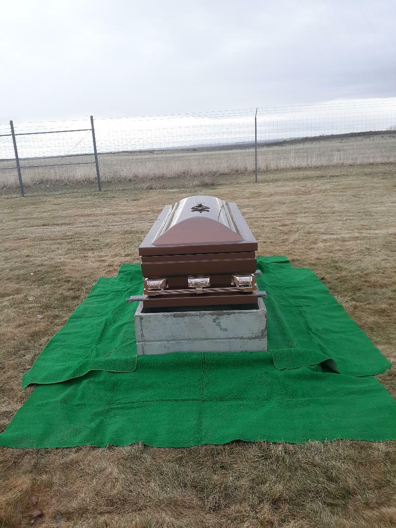 Black and Gold Metal Oversize Casket (Coffin) - Titan Atlas
