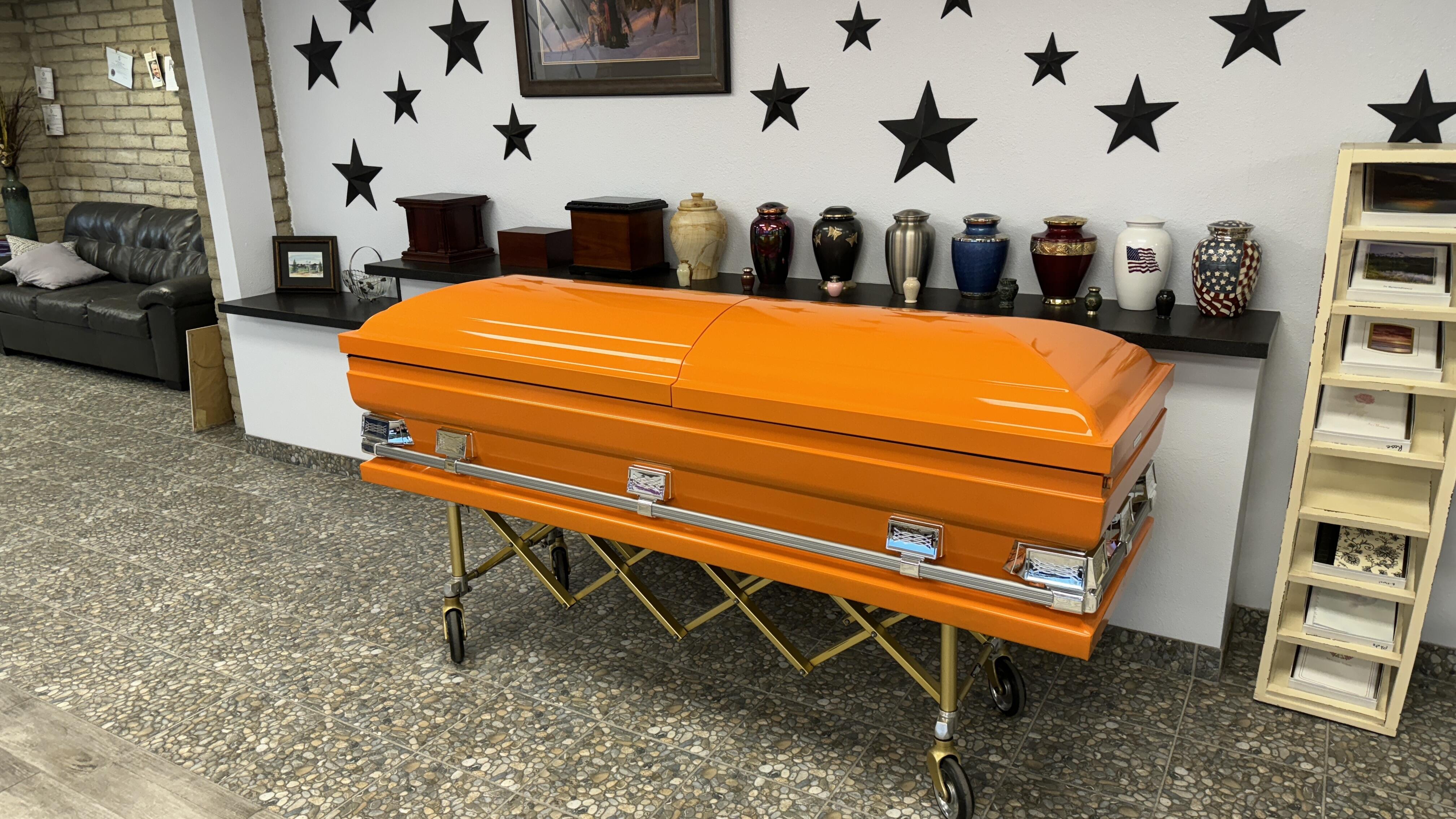 Pink Metal Oversize Casket - Buy Oversize Coffin - Titan Atlas