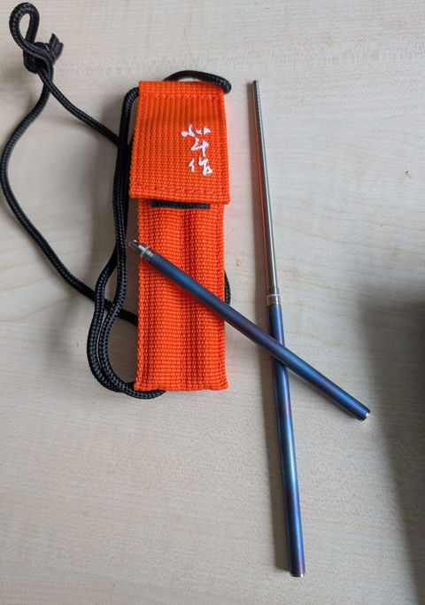 Titanium Foldable Chopsticks