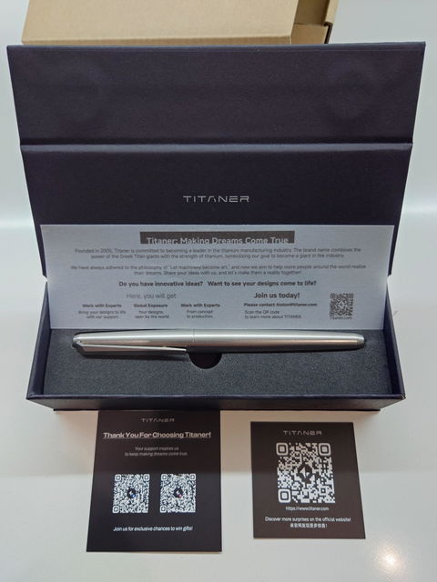 TiWard: Titanium Tactical Ballpoint Pen