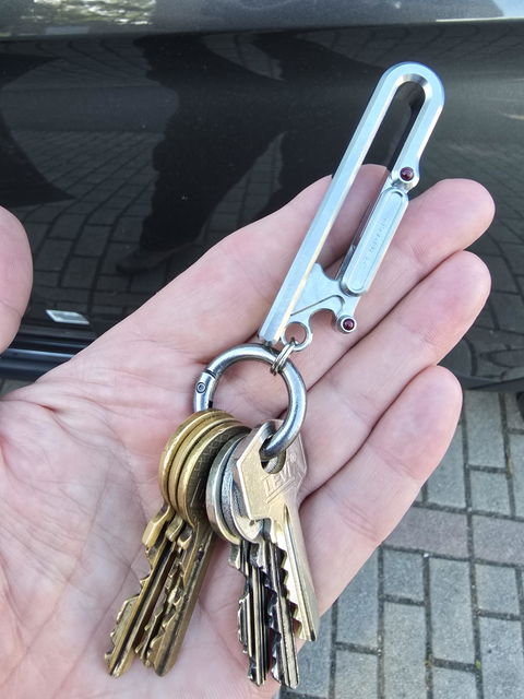 Titanium Belt Keychain