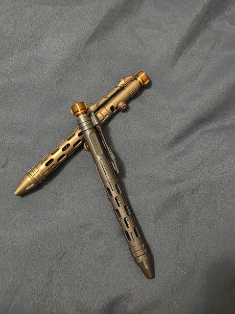 Anodizing Colored Titanium Tactical Bolt-Action Pen