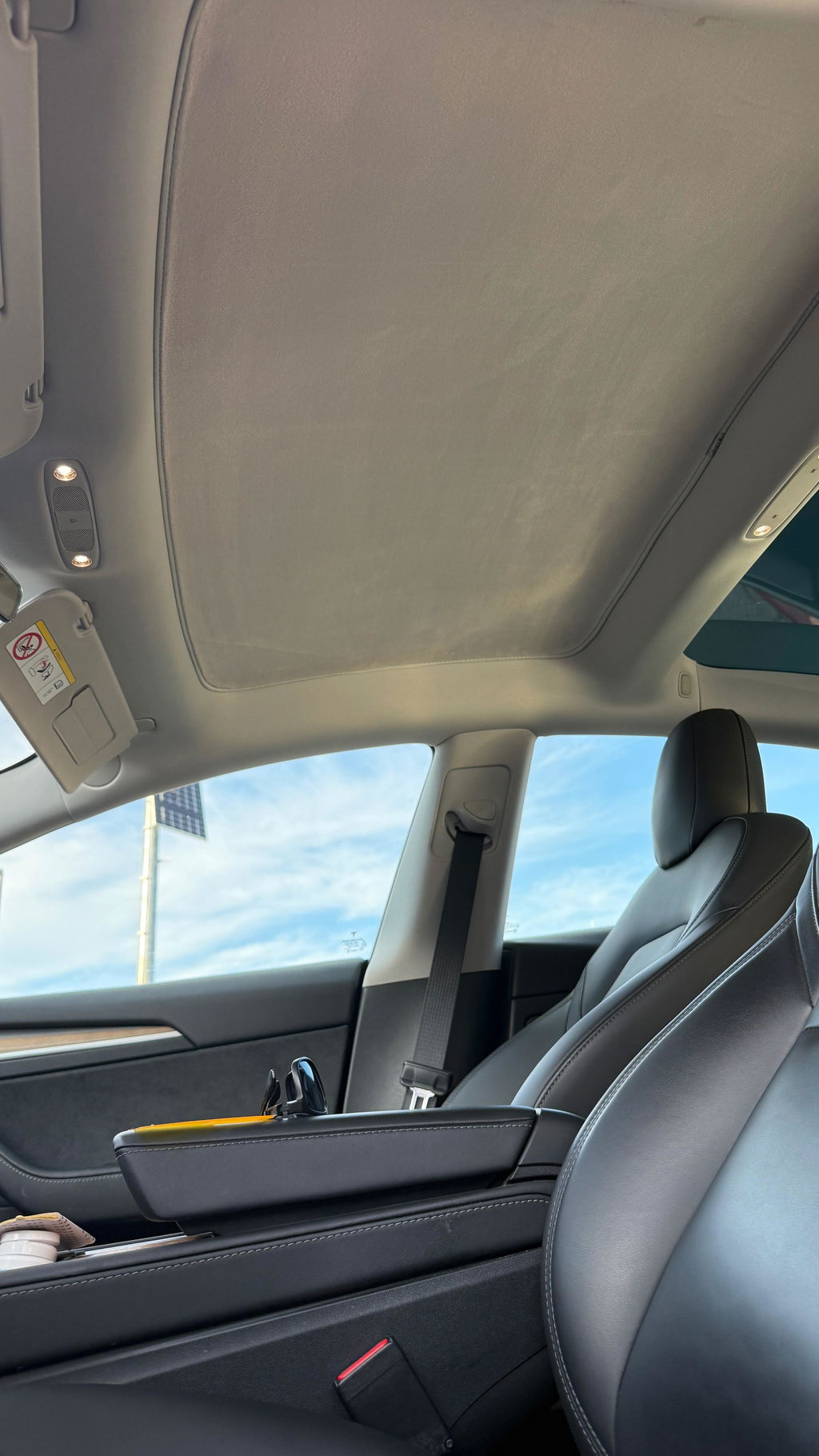 Model 3 & Y Electrostatic Adsorption Sunshade Glass Roof Shade Sun Protection