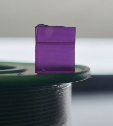 Synthetic Alexandrite Gemstone Rough - Red