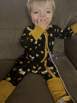 Celestial Bells Convertible Footie Pajama