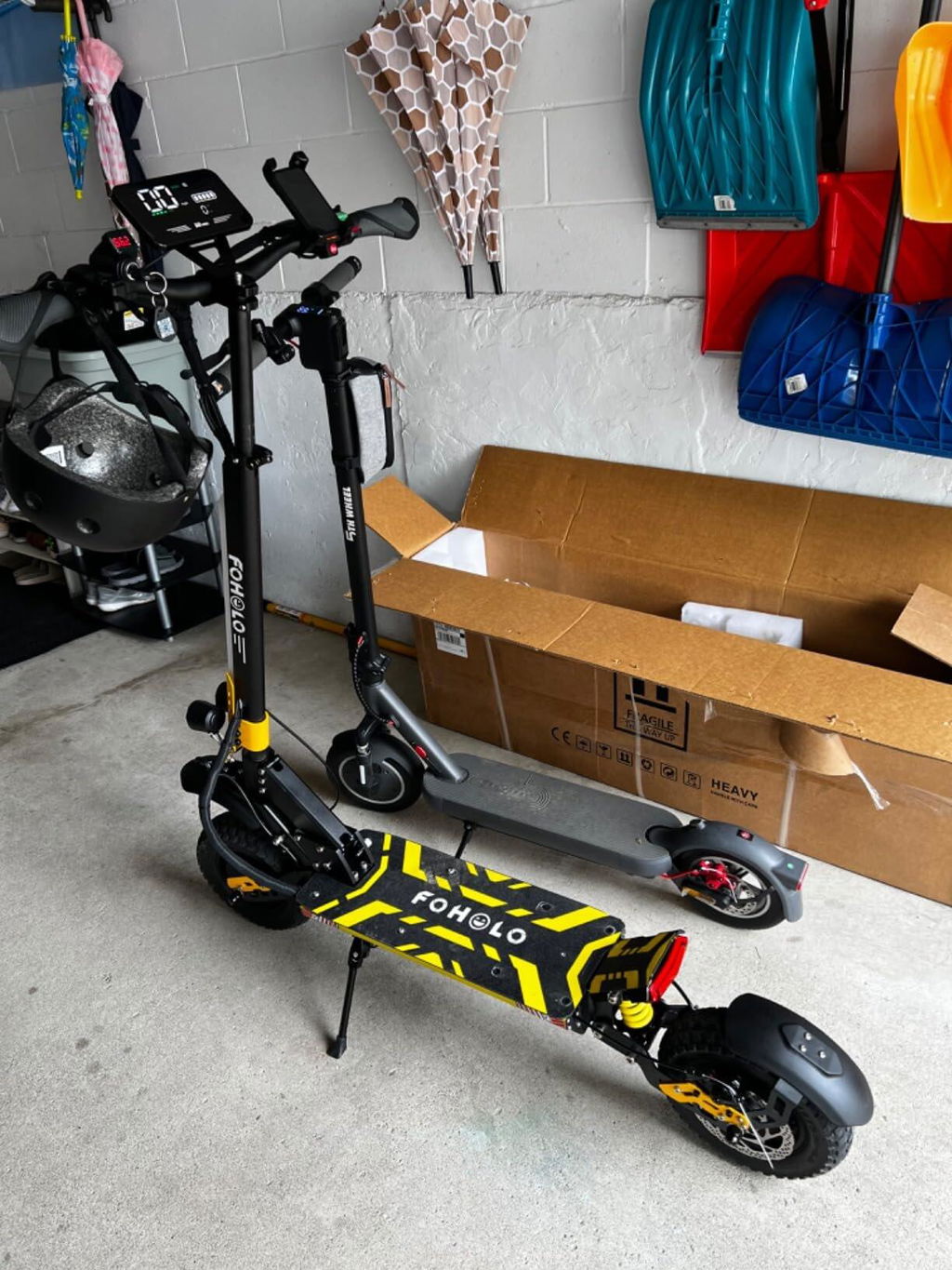 TopRiding FOHOLO F15 - Best Adult Electric Scooter Under 1000 USD | 50MPH Fast • 5600W Dual Motors • All-Terrain
