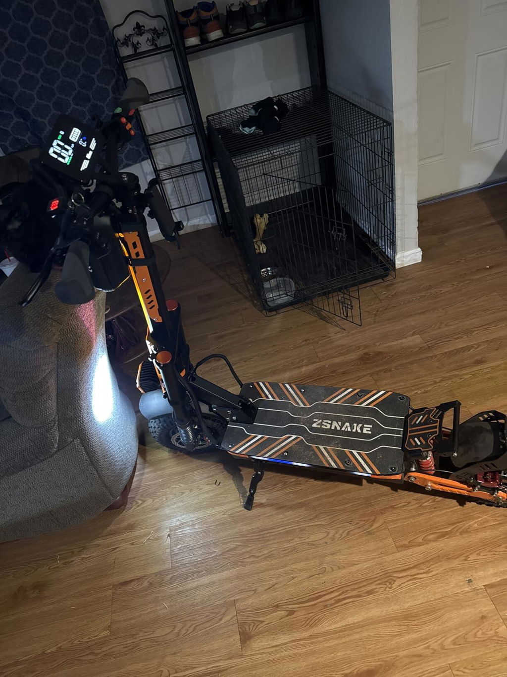 TopRiding ZSNAKE Z39 - Hyper Adult Electric Scooter, 13" Tires, Hydraulic Suspension, Popular in US & Canada