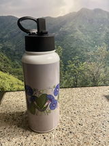 Morning Glories 32-oz Stainless Steel Water Bottle